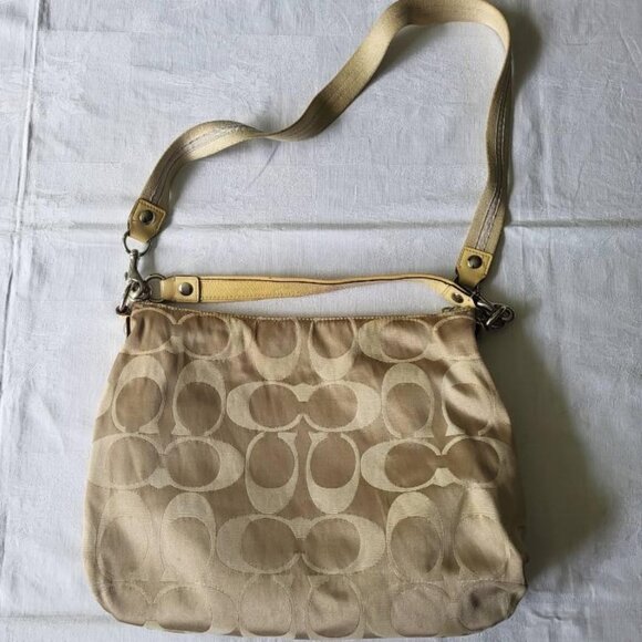Coach Poppy Signature Hobo Bag - Picture 2 of 9